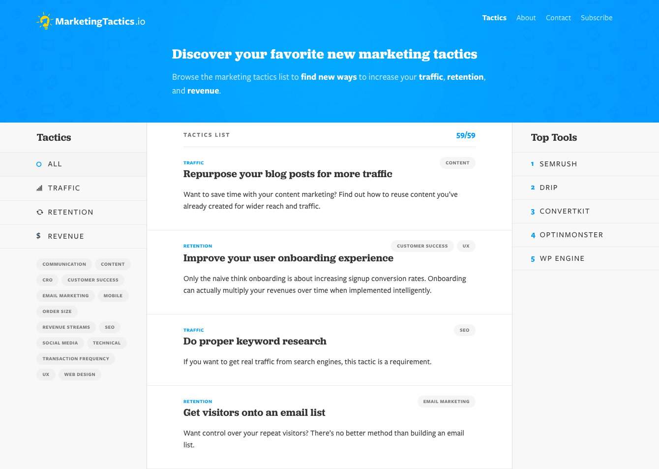 MarketingTactics.io gallery image