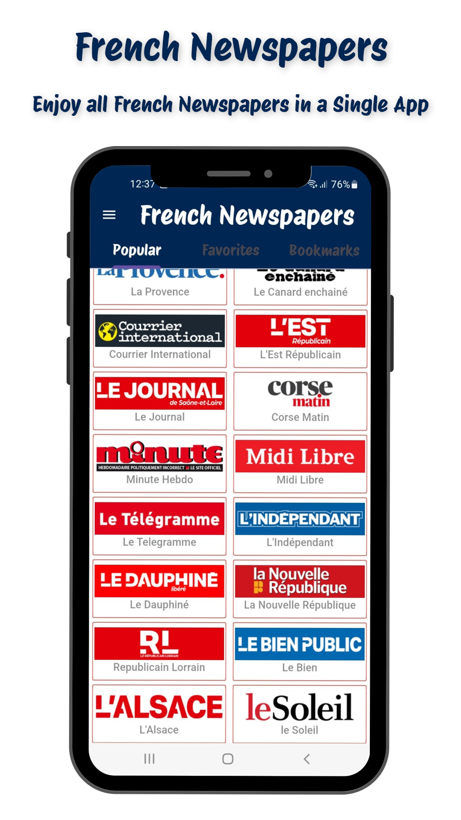 Média All French Newspapers App - Tous les journaux et magazine français sont dans vos doigts 2