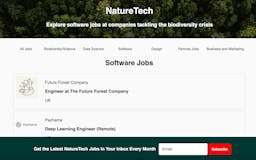 NatureTech Jobs media 2