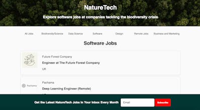 NatureTech Jobs gallery image