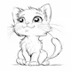 Cat Coloring Page