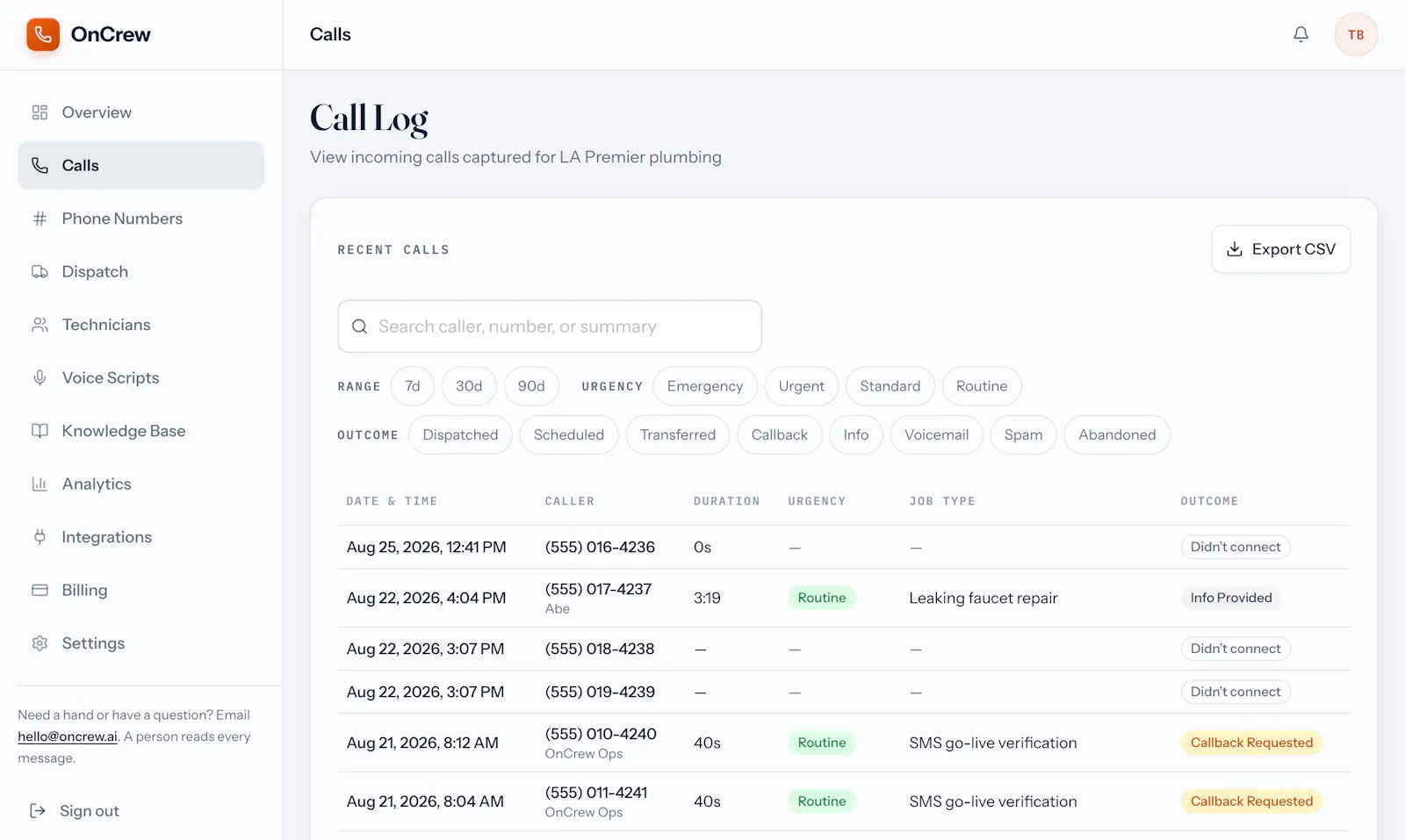 OnCrew screenshot 6