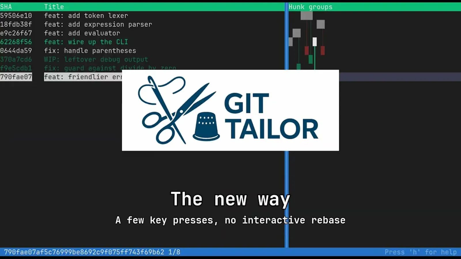 Git Tailor screenshot 1 (video preview)