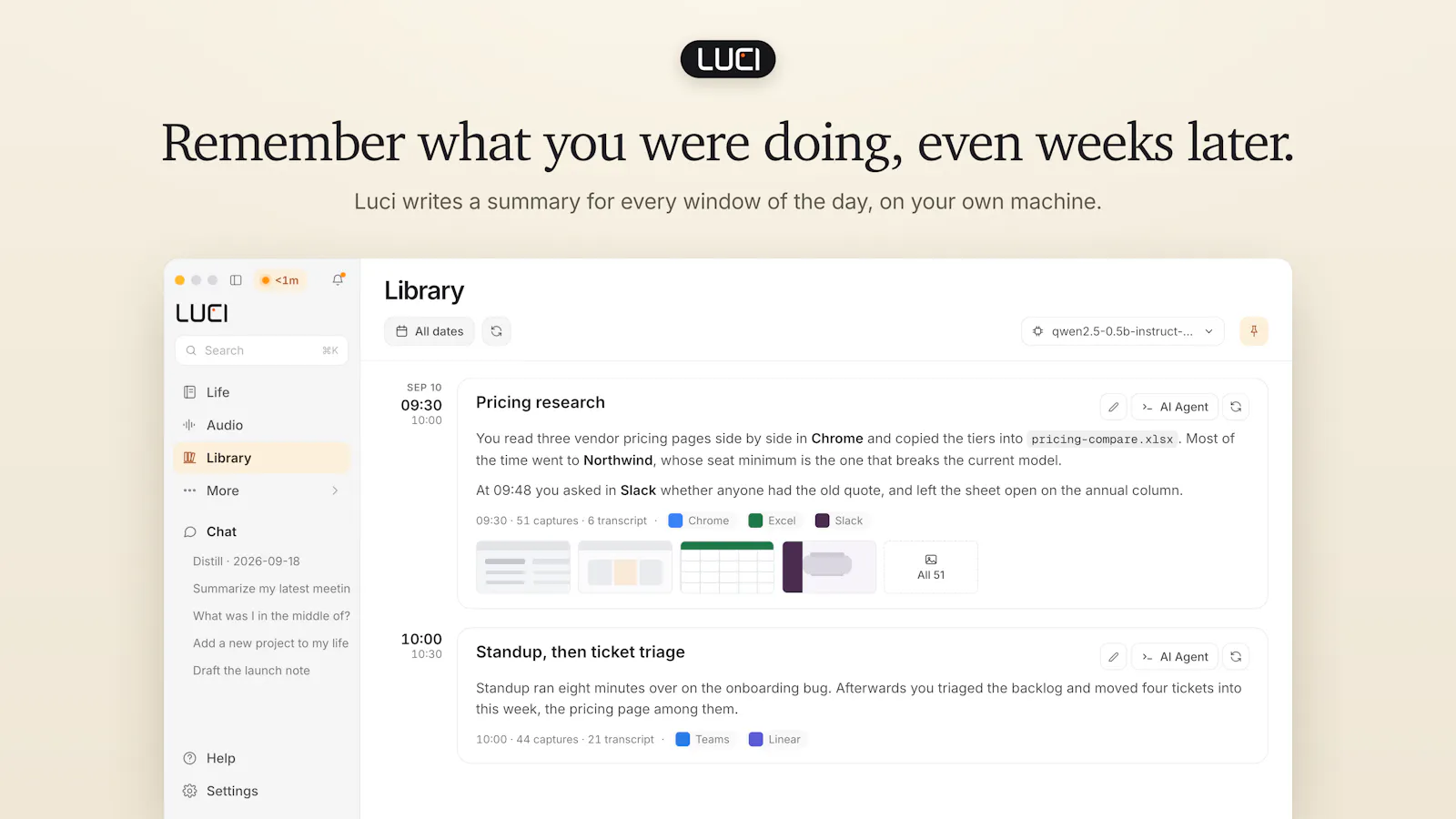 LUCI Desktop screenshot 4