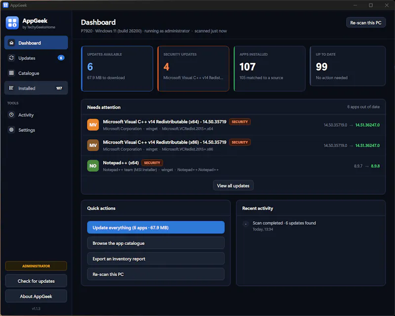 AppGeek screenshot 3