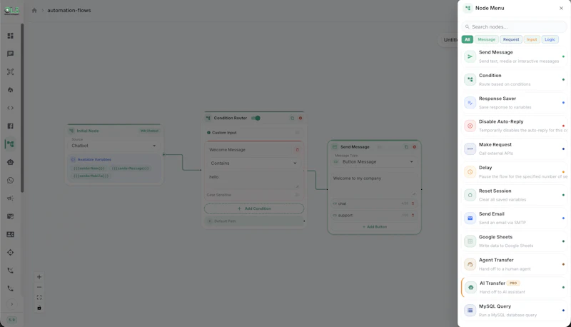 WhatsApp CRM - OnlineLiveSupport screenshot 9