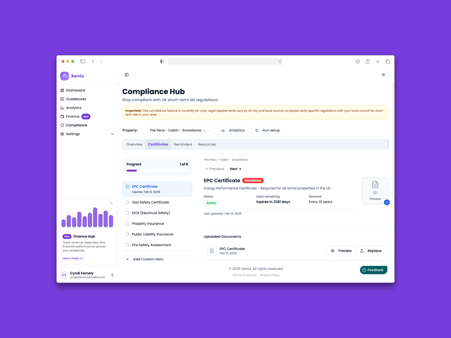Xenia 2.0 - Operating System for Hosts - Screenshot 5 showing product features and functionality