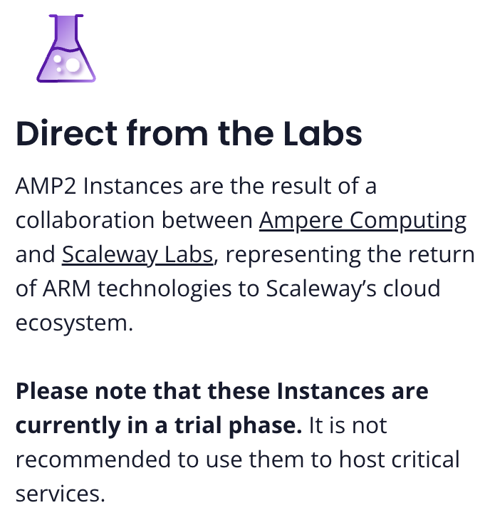 وسائط مثيلات AMP ARM Scaleway - حساب المزيد لأقل بكثير! 4