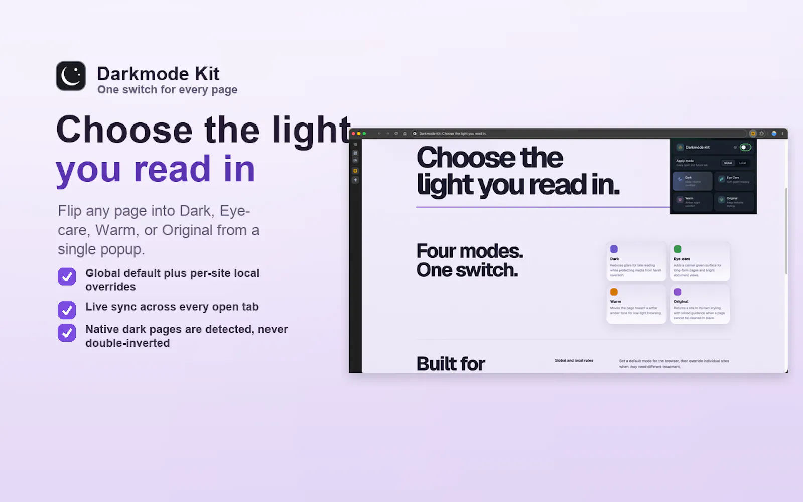 Darkmode Kit screenshot 2