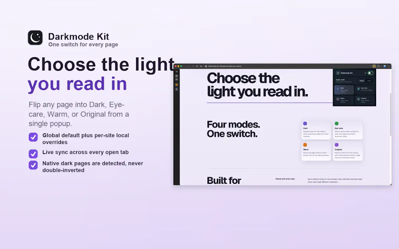 Darkmode Kit screenshot 2