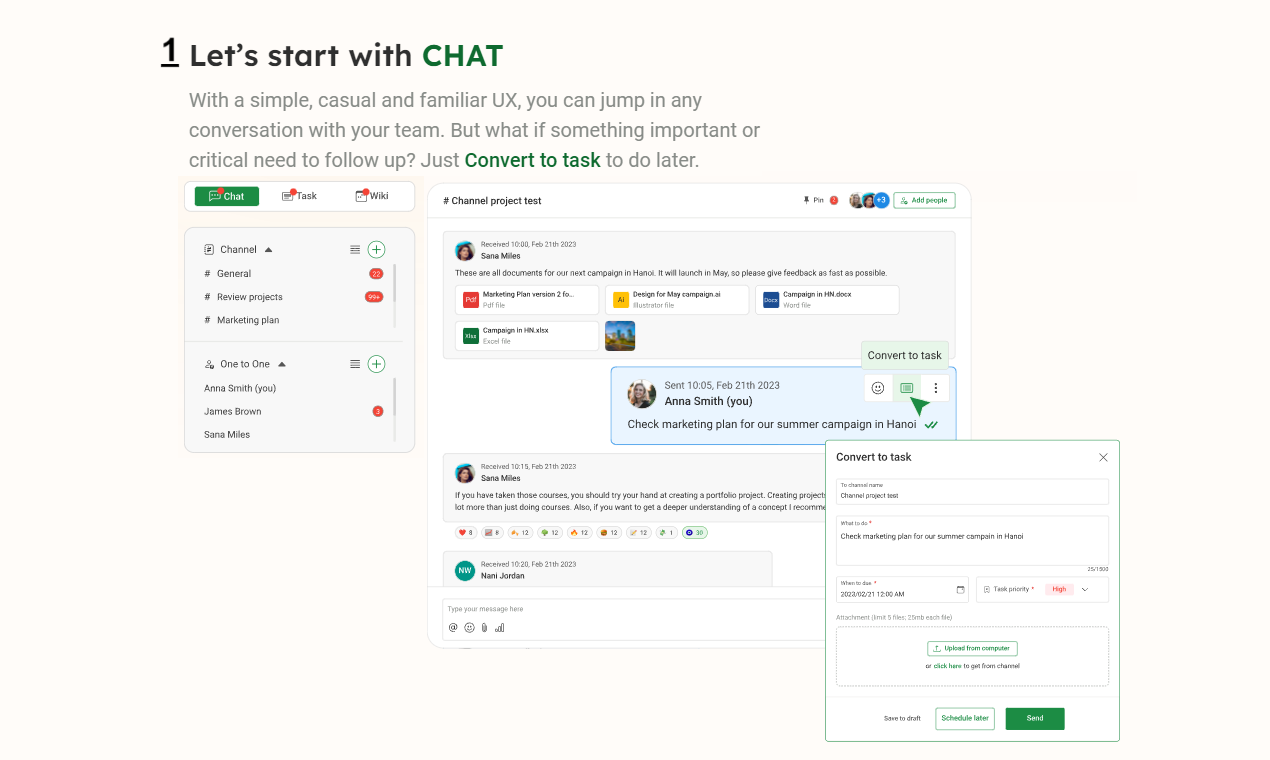 Tmessage - Eine Chat -App, die Ihre Arbeit effizient organisieren kann Medien 4