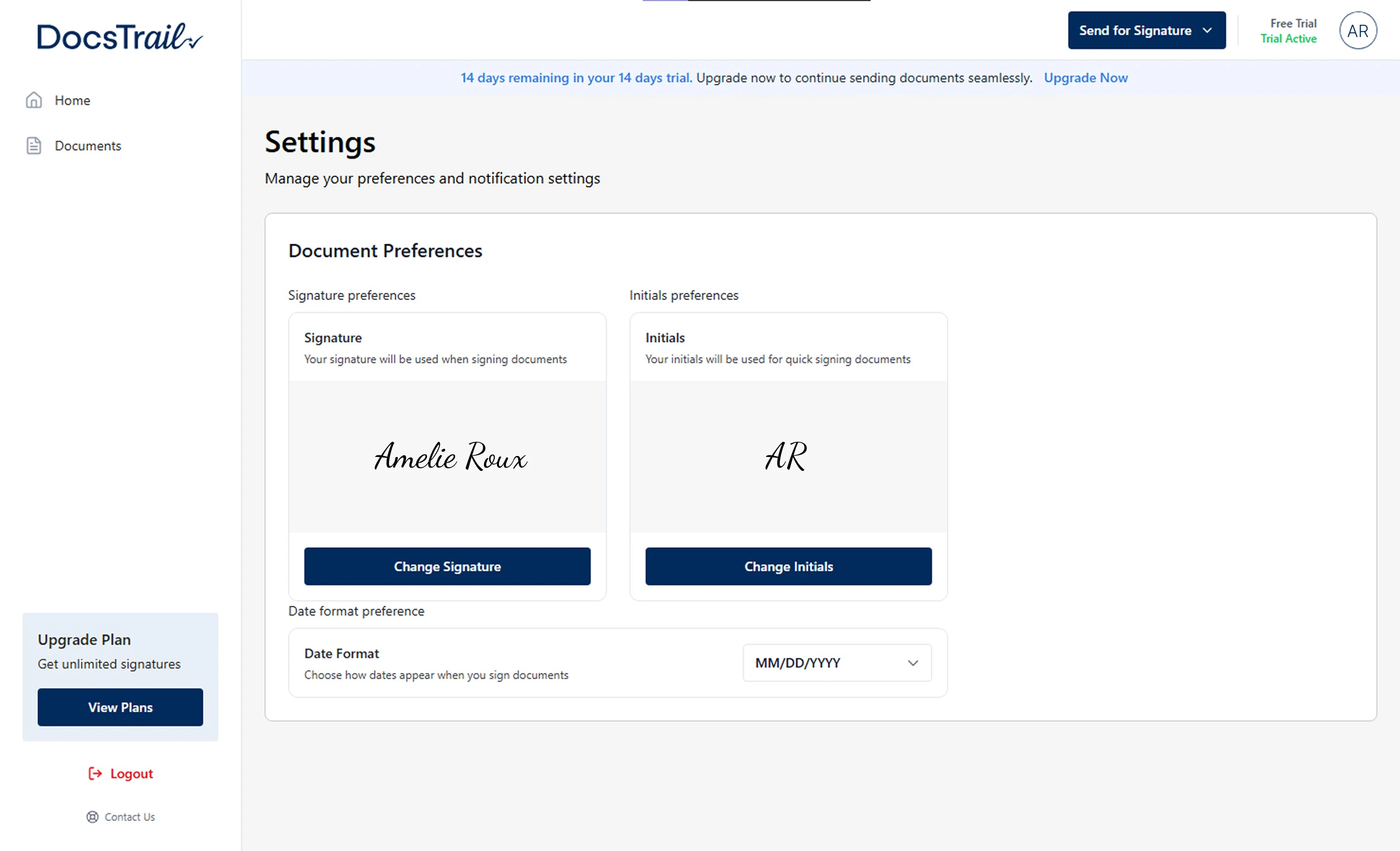 Docstrail screenshot 2
