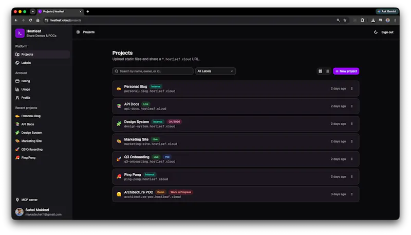 Hostleaf screenshot 2