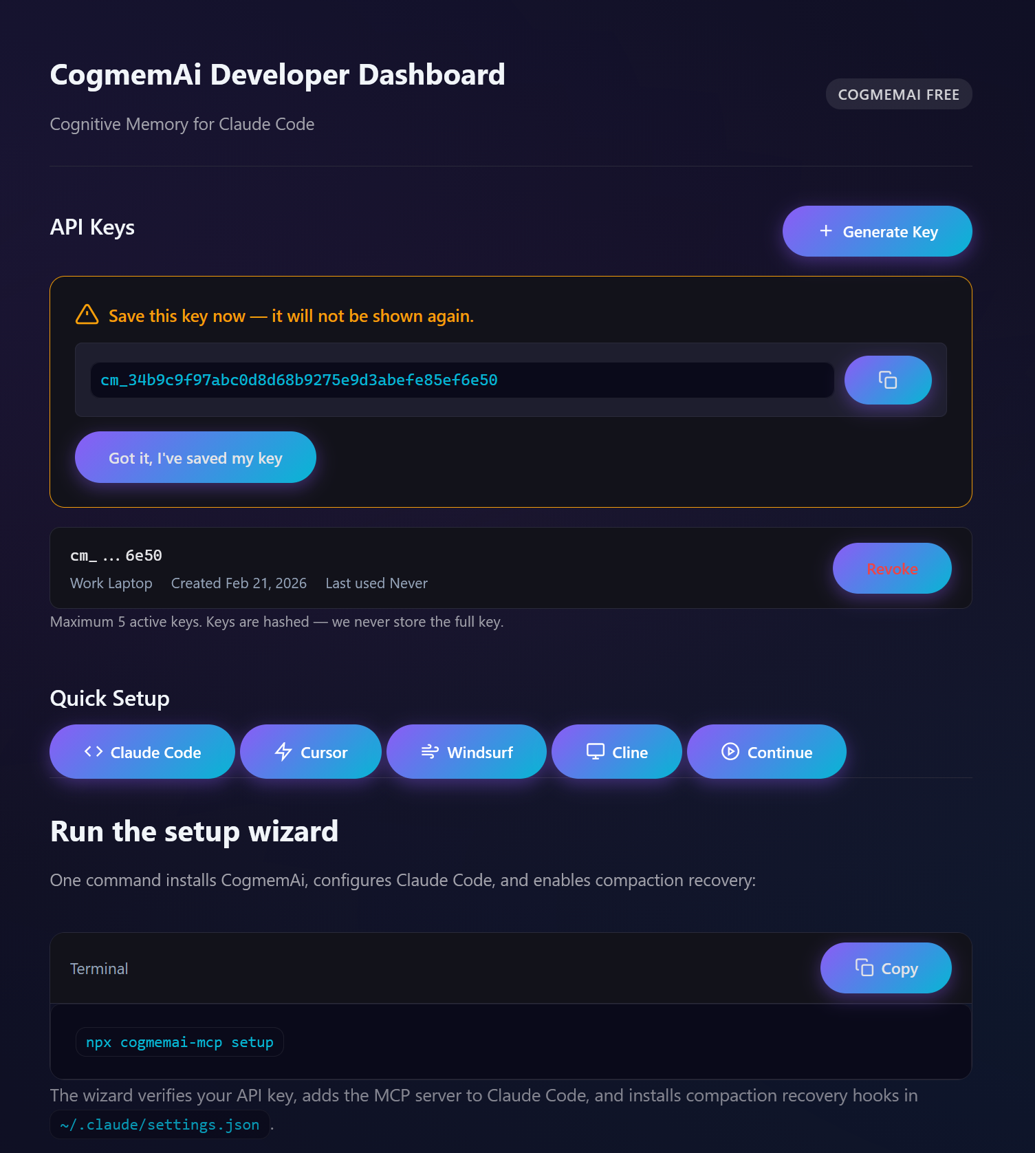 CogmemAi - Screenshot 3 showing product features and functionality