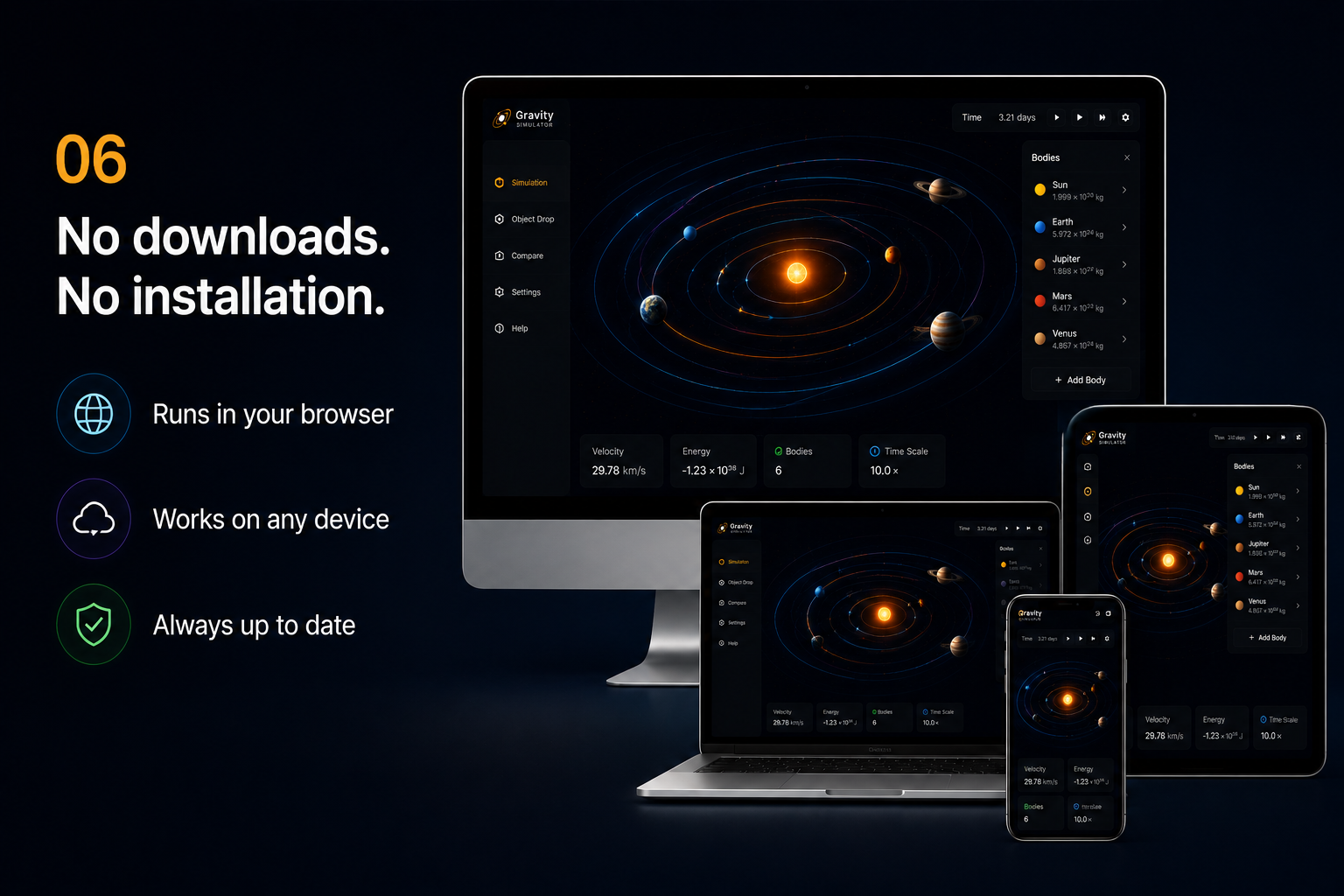 Gravity Simulator gallery image