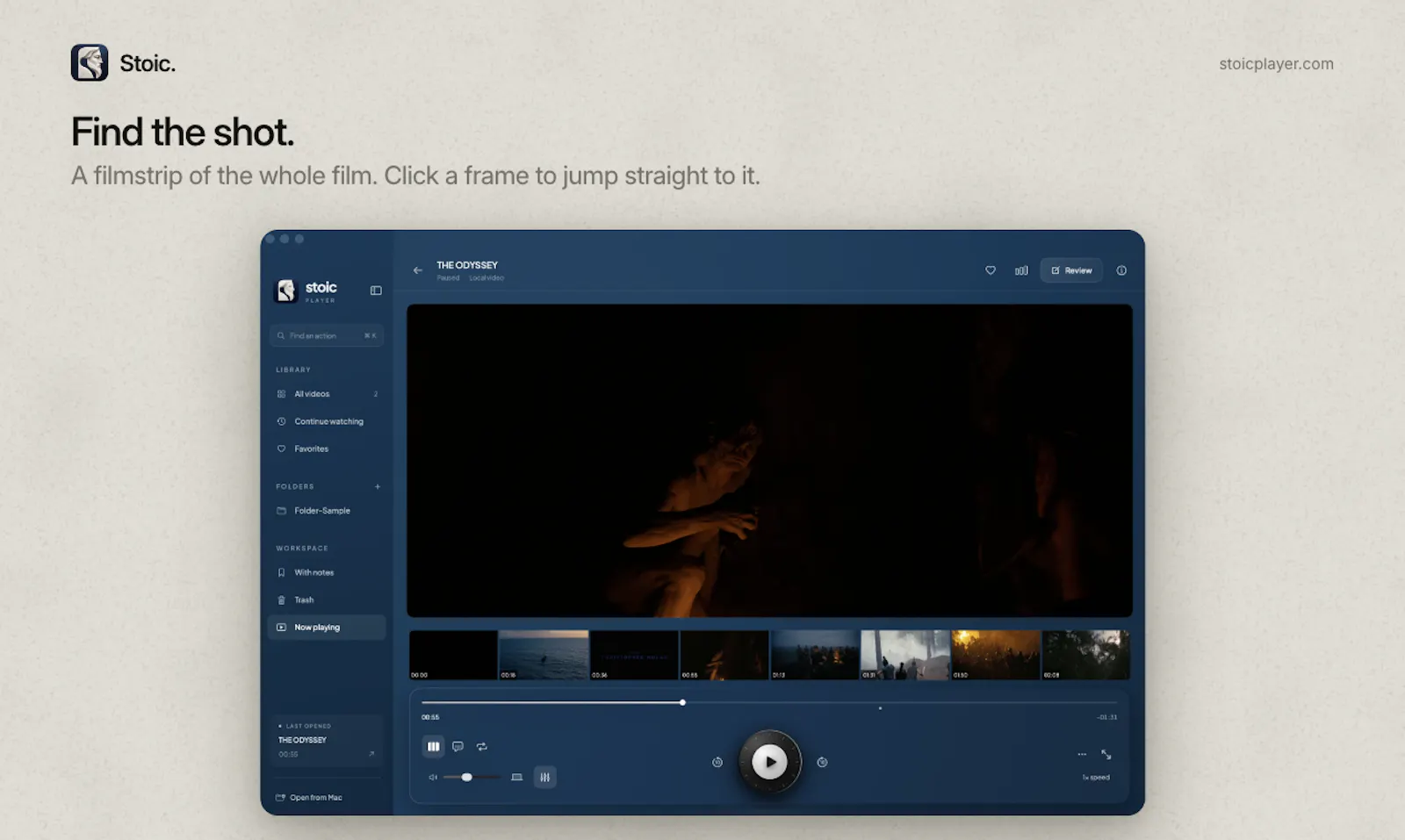 Stoic — HDR video player for Mac screenshot 4