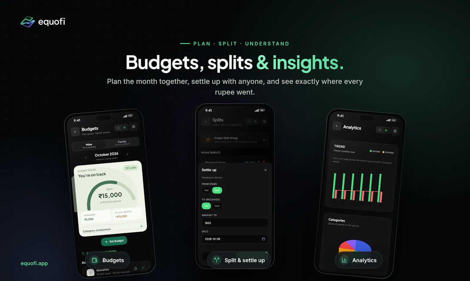 Equofi — Family Finance, Simplified screenshot 3