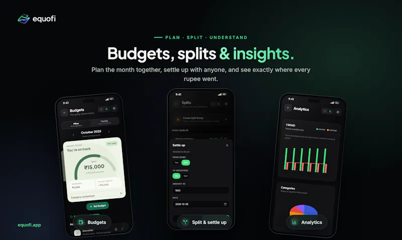 Equofi — Family Finance, Simplified screenshot 3