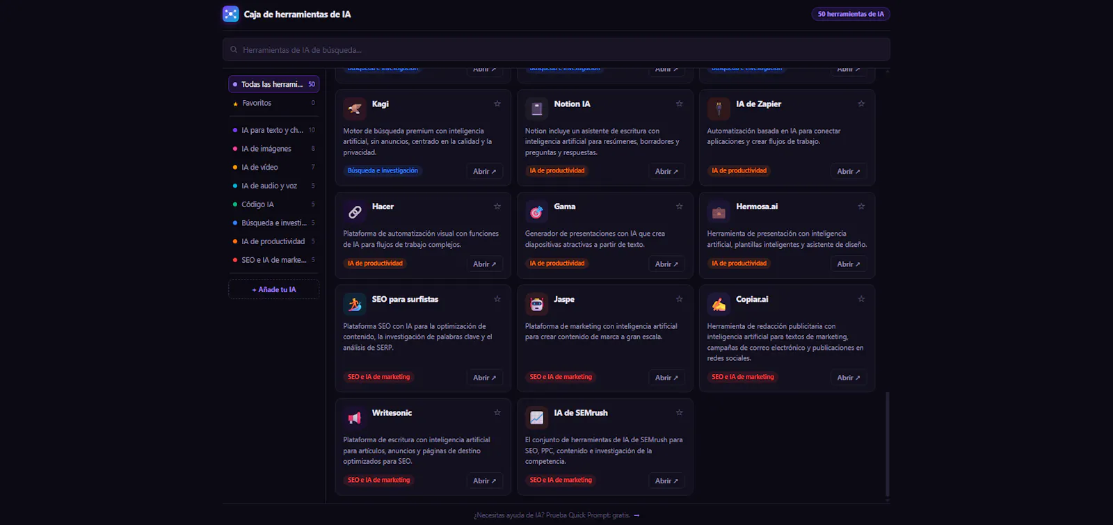 AI Toolbox  Quick Access to 50+ AI Tools screenshot 2