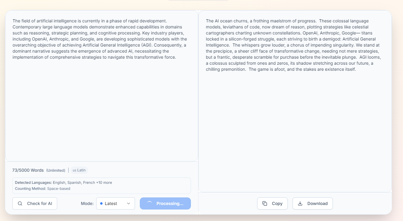 AI Detector Text gallery image