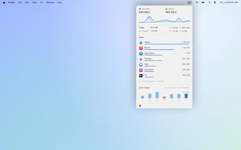 DataTally screenshot 2