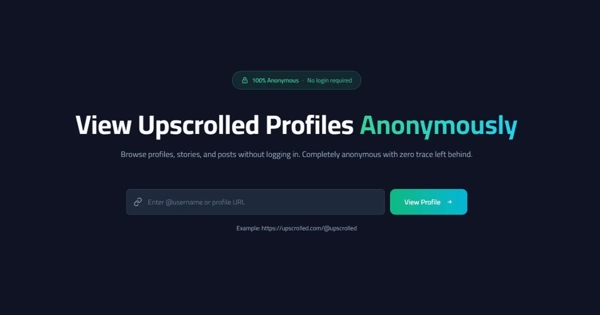 UpScrolledPlus gallery image