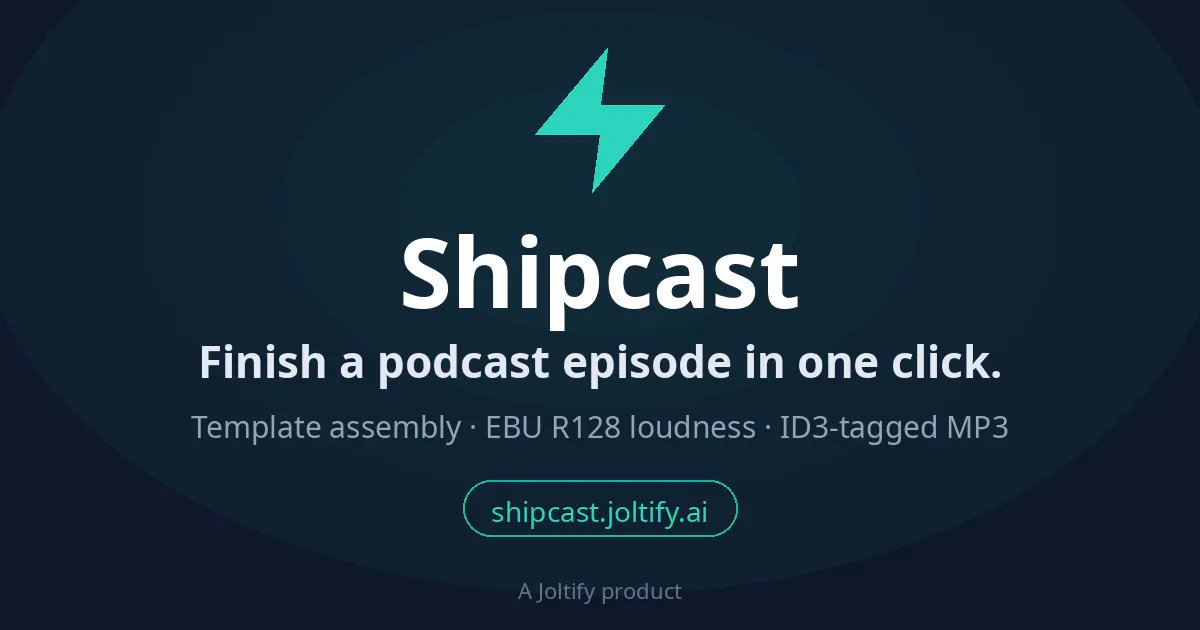 Shipcast gallery image