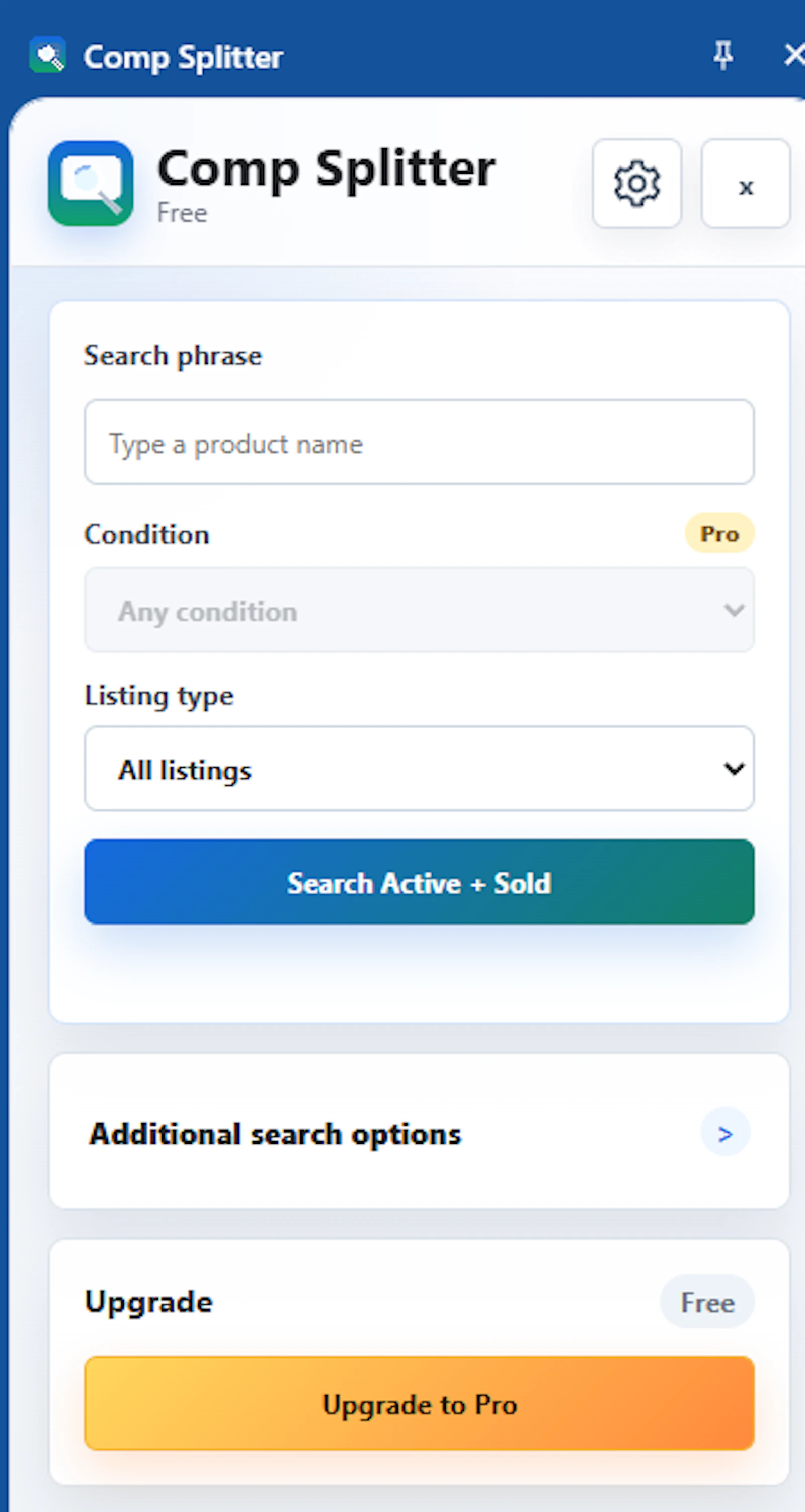 Comp Splitter: eBay Sold & Active Comps screenshot 2
