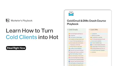 Cold Email & DMs Crash Course Playbook gallery image