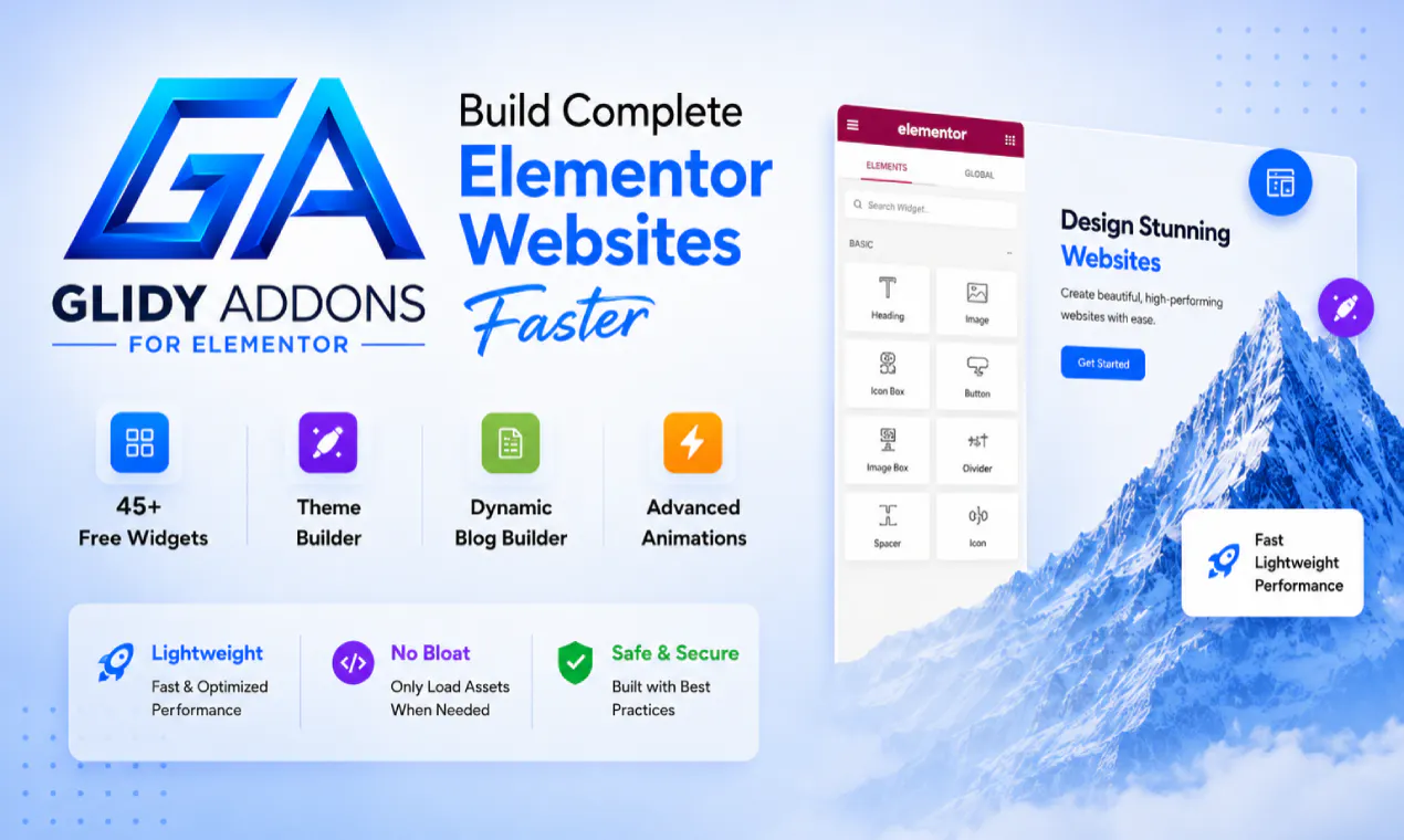 Glidy Addons for Elementor gallery image