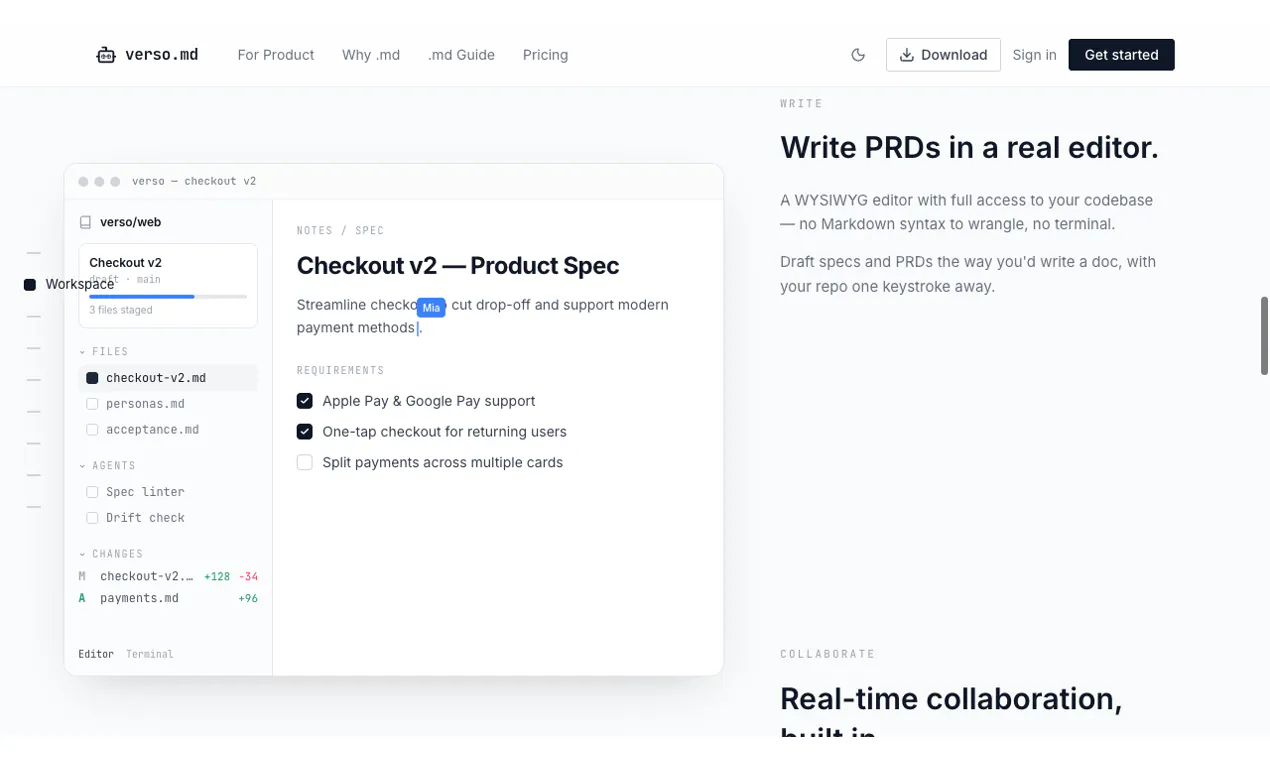 verso.md screenshot 4