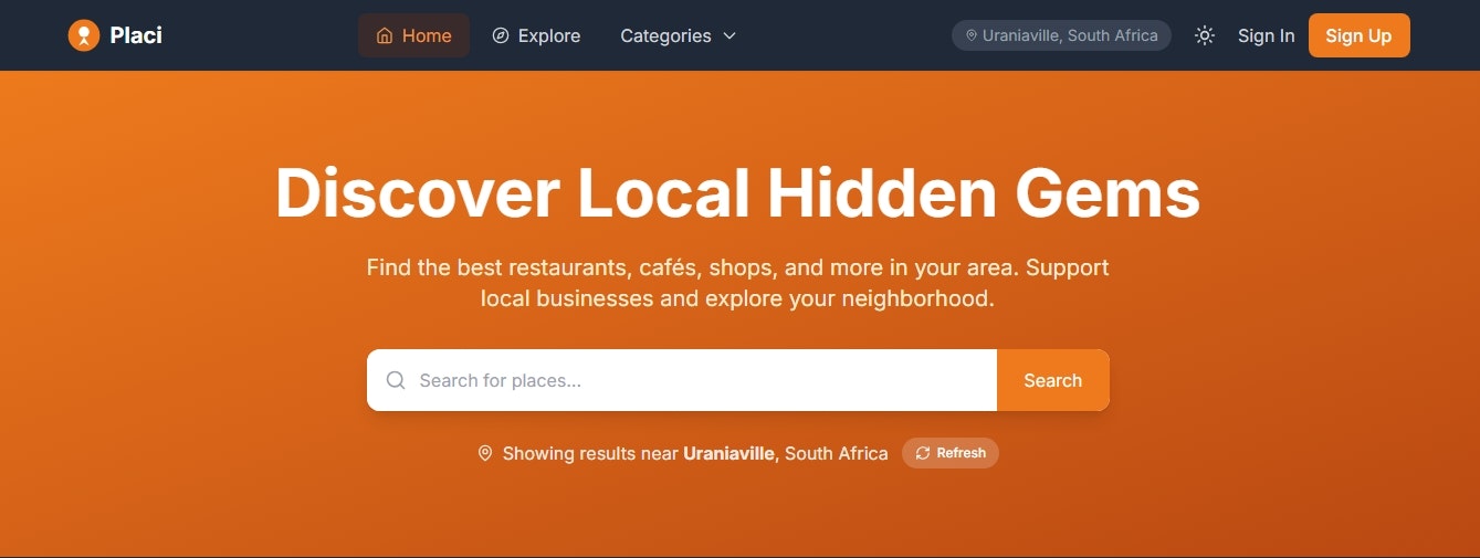 Placi.net - Main product screenshot demonstrating key features and user interface