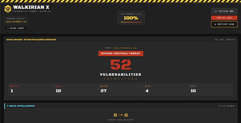 Walkirian X — Advanced SaaS Security screenshot 1