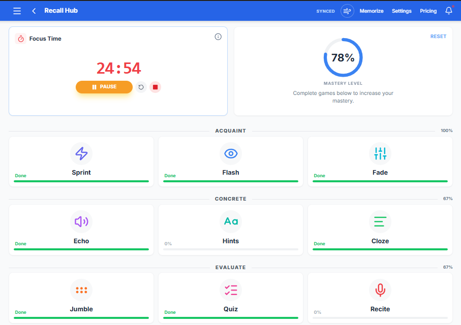 Recallix - Screenshot 3 showing product features and functionality