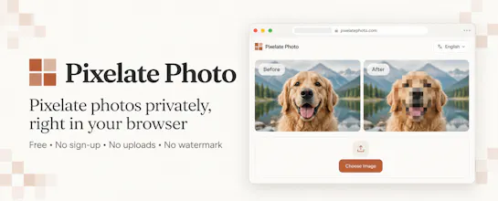 Pixelate Photo gallery image