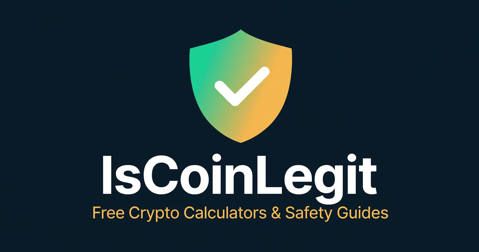 IsCoinLegit — Free Crypto Calculators... screenshot 2