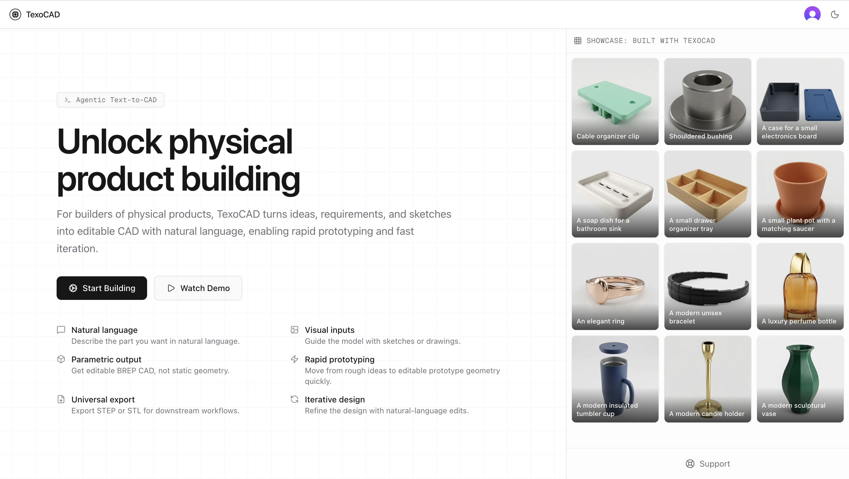TexoCAD – Lovable for Hardware gallery image