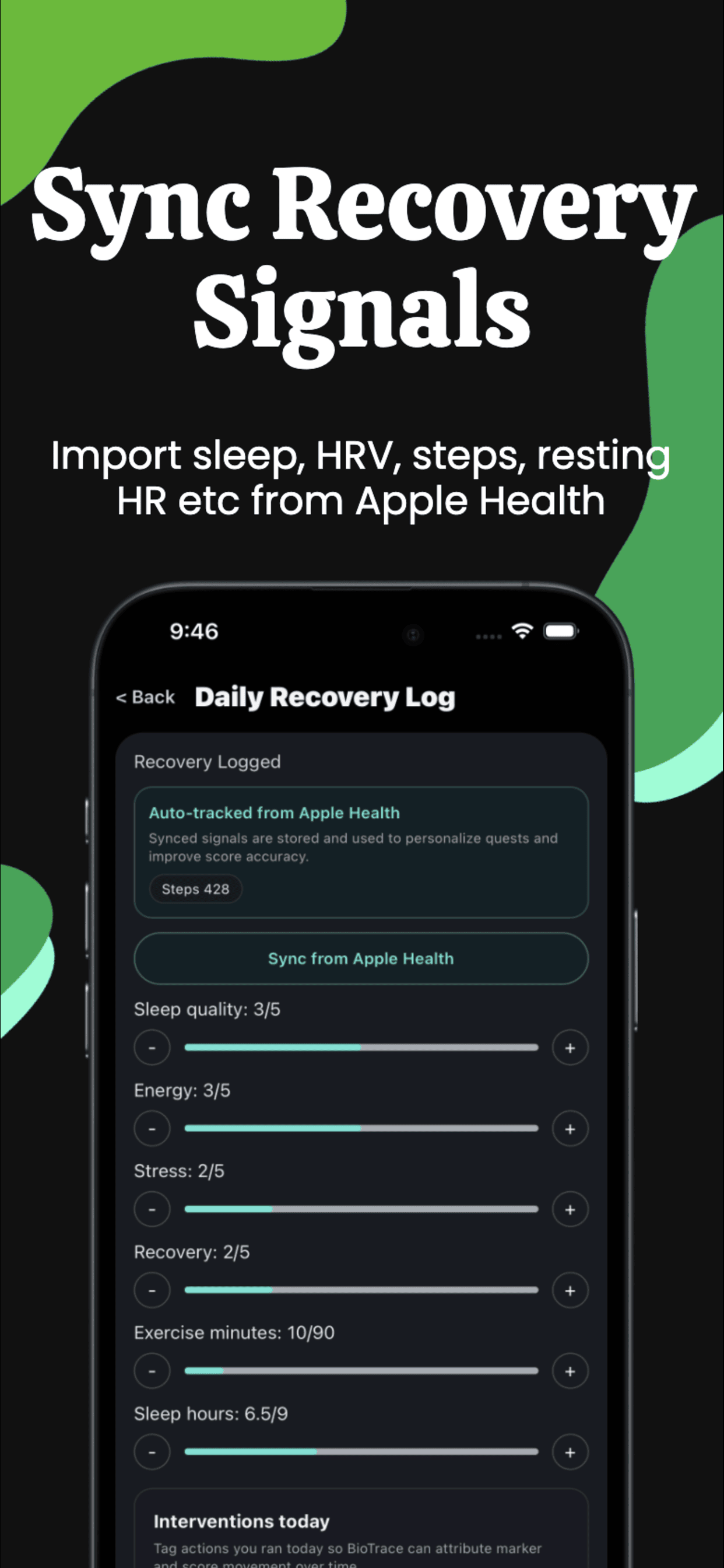 BioTrace: Longevity Tracker gallery image