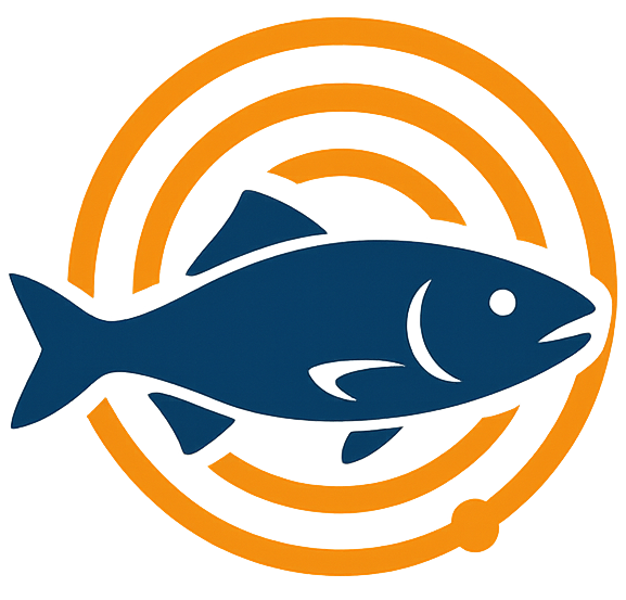 Fish Radar - Product Hunt launch logo and brand identity