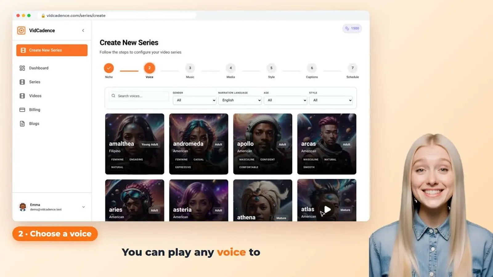 VidCadence screenshot 2 (video preview)