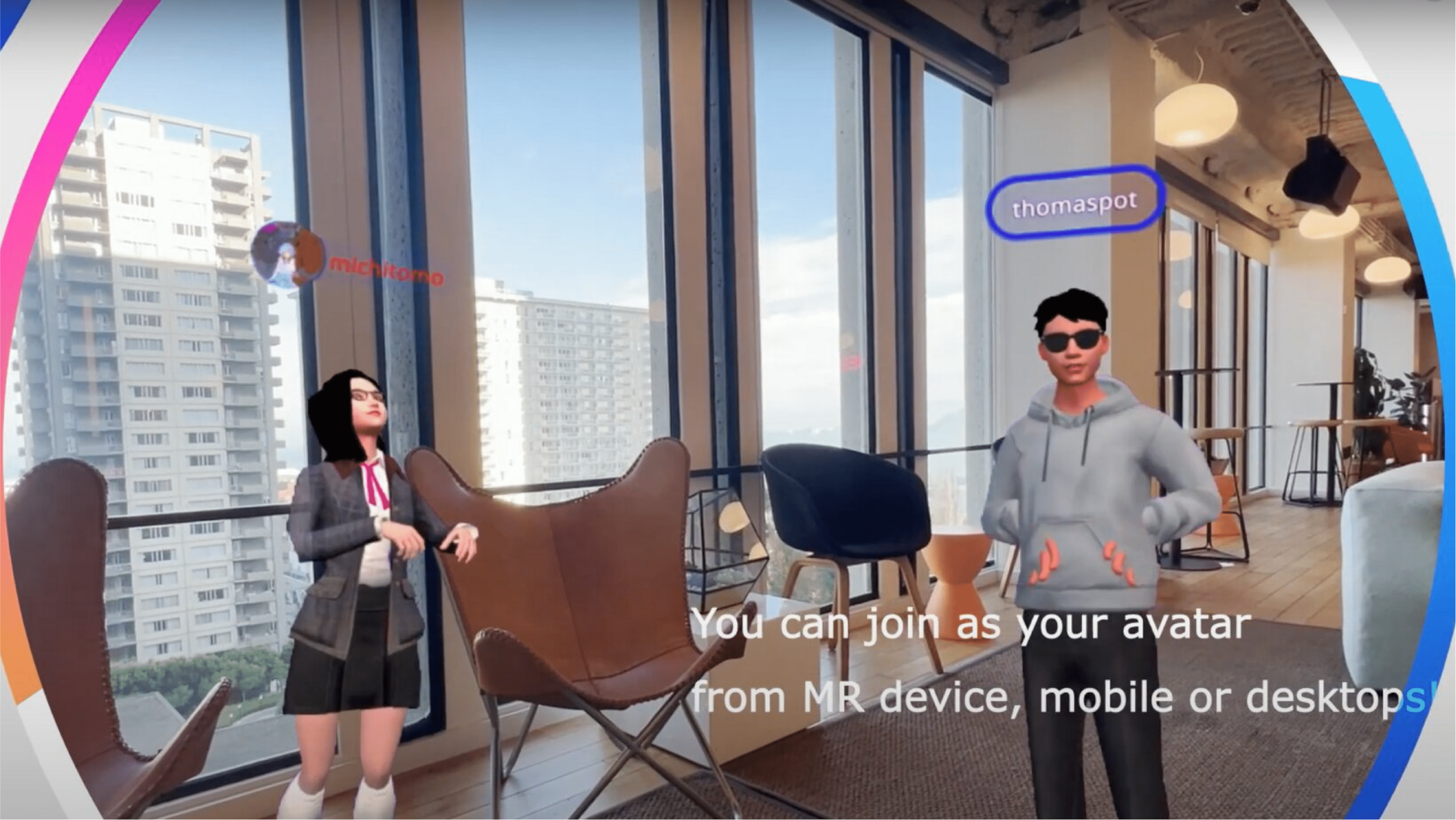 Media Mr Chat - Phóng to thực tế hỗn hợp - MRCHAT là một công cụ giao tiếp mới cho các thiết bị MR 1