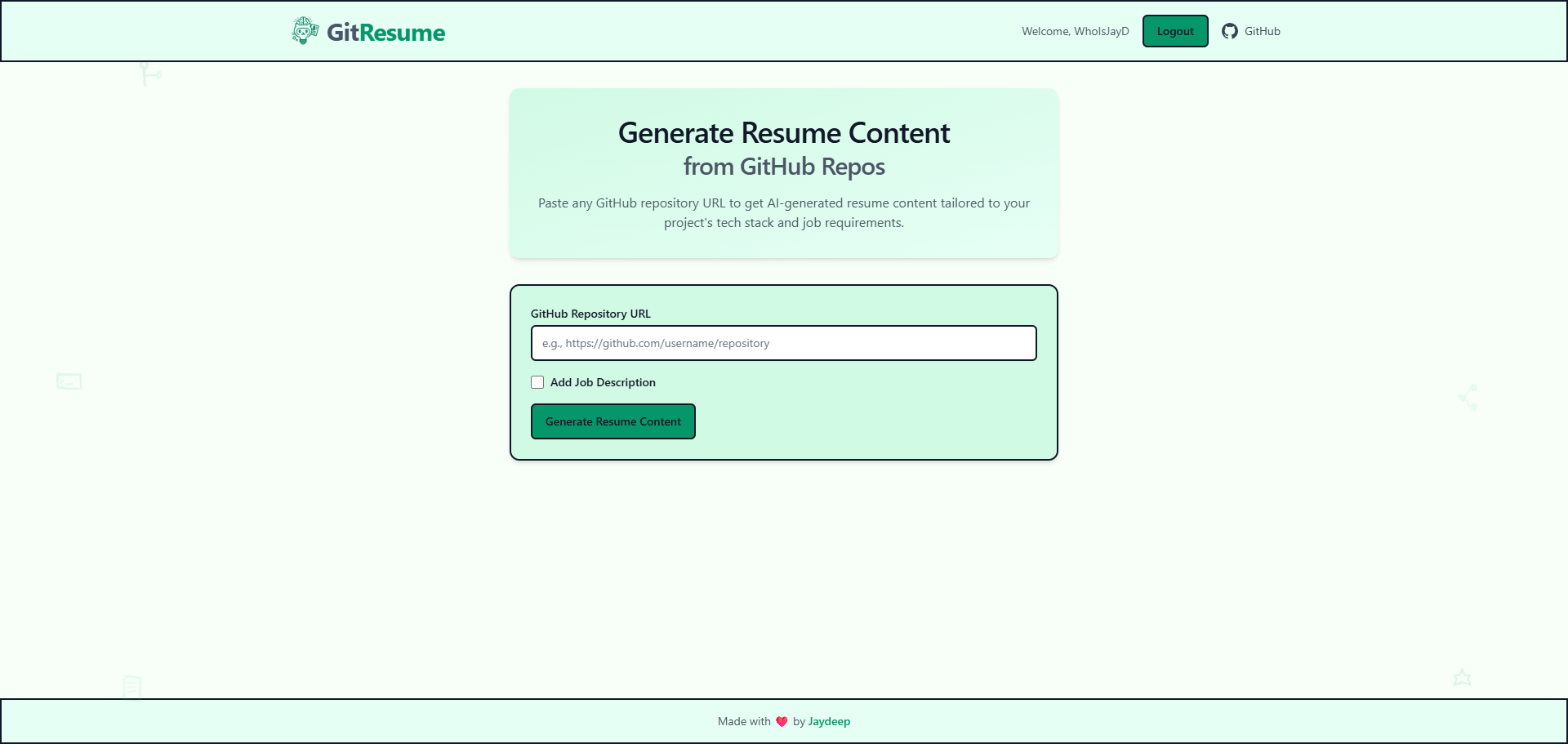 GitResume media 2