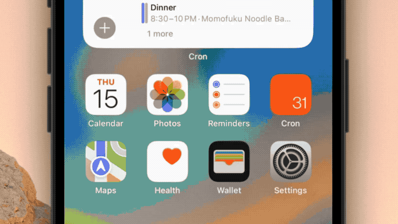 وسائط كرون لنظام التشغيل iOS - قوة تقويم CRON على هاتفك 1