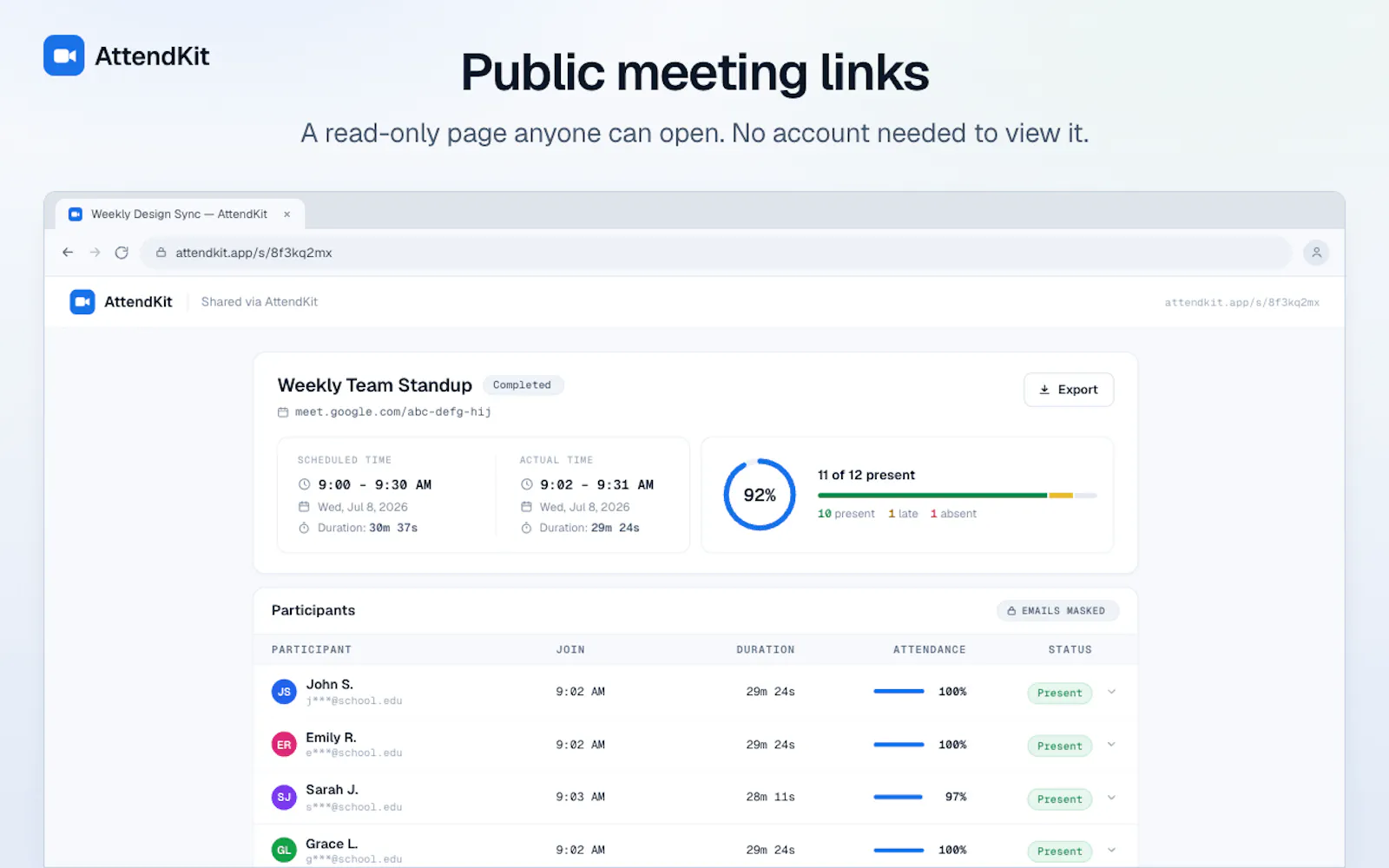AttendKit screenshot 5