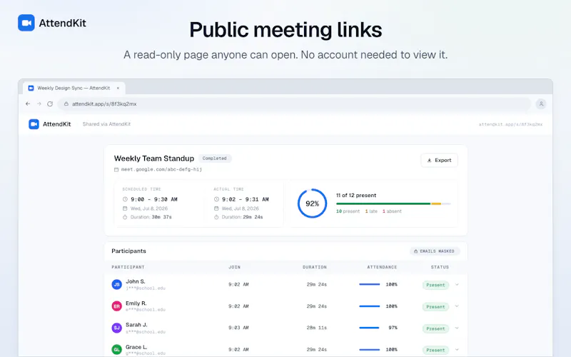 AttendKit screenshot 5
