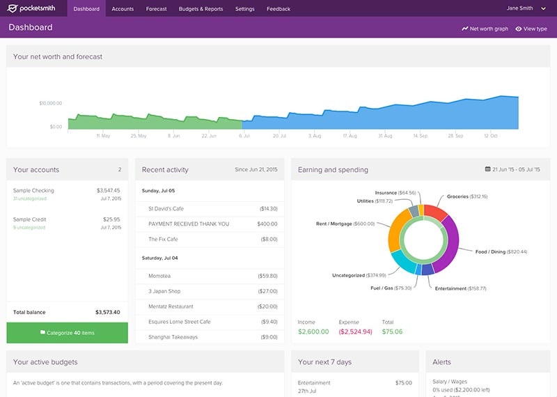 PocketSmith gallery image