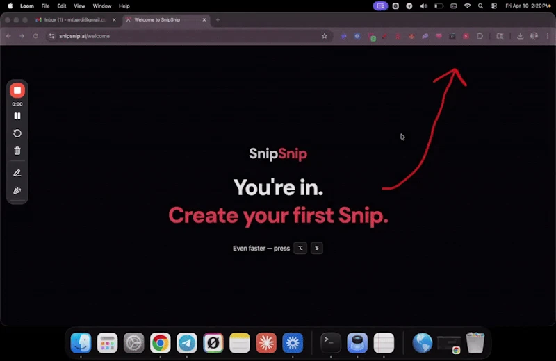 SnipSnip.ai screenshot 1 (video preview)