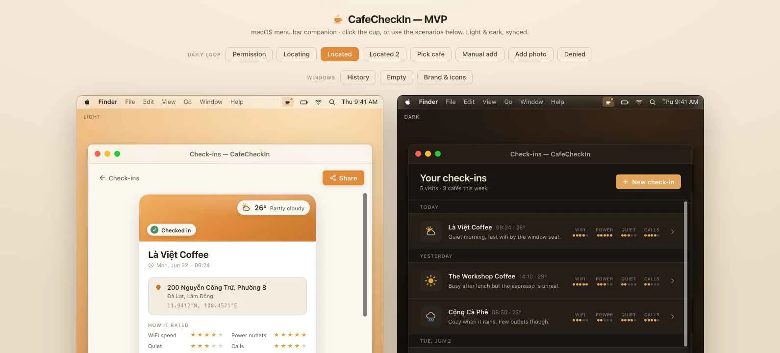 CafeCheckIn, Your café sorted the moment gallery image