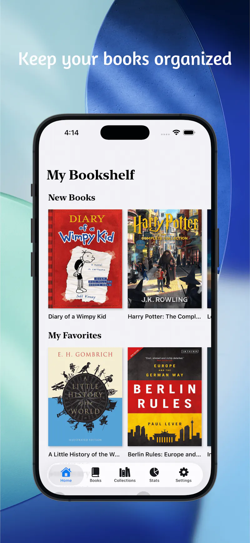 Bookshelf screenshot 1