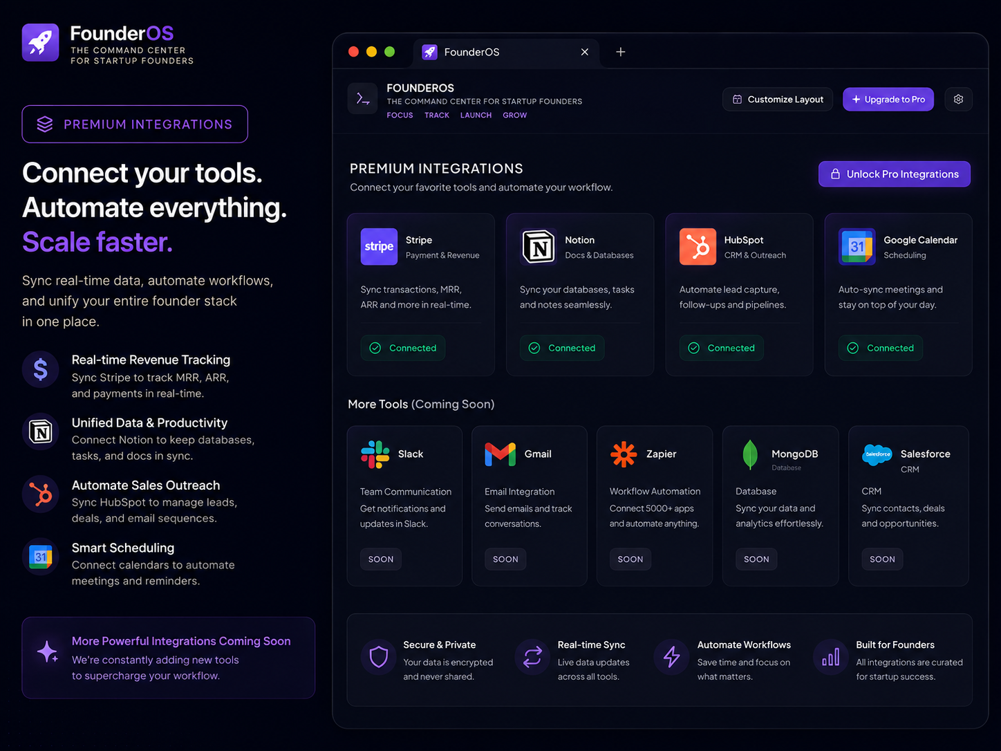 FounderOS — Command Center for Founders gallery image